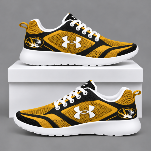 Missouri Tigers Football Team Logo Running Sneakers