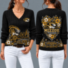 Missouri Tigers Flower Women's V-neck Sweater