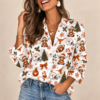 Texas Longhorns Christmas Button-Up Shirt – Festive Football Fan Holiday Long Sleeve Shirt
