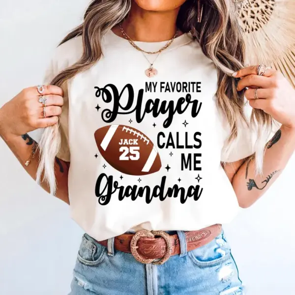 My Favorite Player Calls Me Grandma Jack 25 T-Shirt for Die Hard Fans