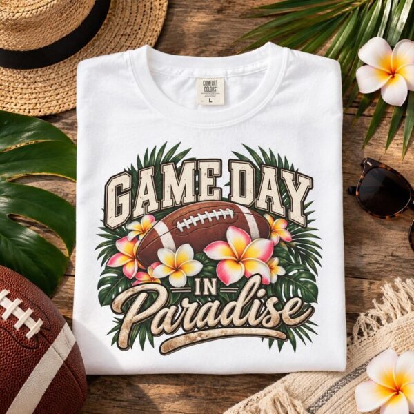 Tropical Game Day in Paradise T-Shirt for Die Hard Fans