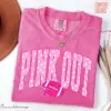 Pink Out Football T-Shirt for Die Hard Fans
