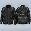 SMU Mustangs Black Camo Salute to Service Bomber Jacket – Military-Inspired Football Fan Zip-Up Jacket