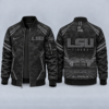 LSU Tigers Black Camo Salute to Service Bomber Jacket – Military-Inspired Football Fan Zip-Up Jacket