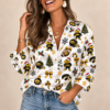 Iowa Hawkeyes Christmas Button-Up Shirt – Festive Football Fan Holiday Long Sleeve Shirt