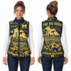 Michigan Wolverines Chirstmas Sleeveless Puffer Vest