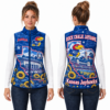 Kansas Jayhawks Chirstmas Sleeveless Puffer Vest