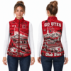 Utah Utes Chirstmas Sleeveless Puffer Vest