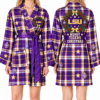 LSU Tigers Chirstmas Relaxed-Fit Satin Sleep Robe