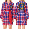 Kansas Jayhawks Chirstmas Relaxed-Fit Satin Sleep Robe