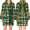 Baylor Bears Chirstmas Relaxed-Fit Satin Sleep Robe