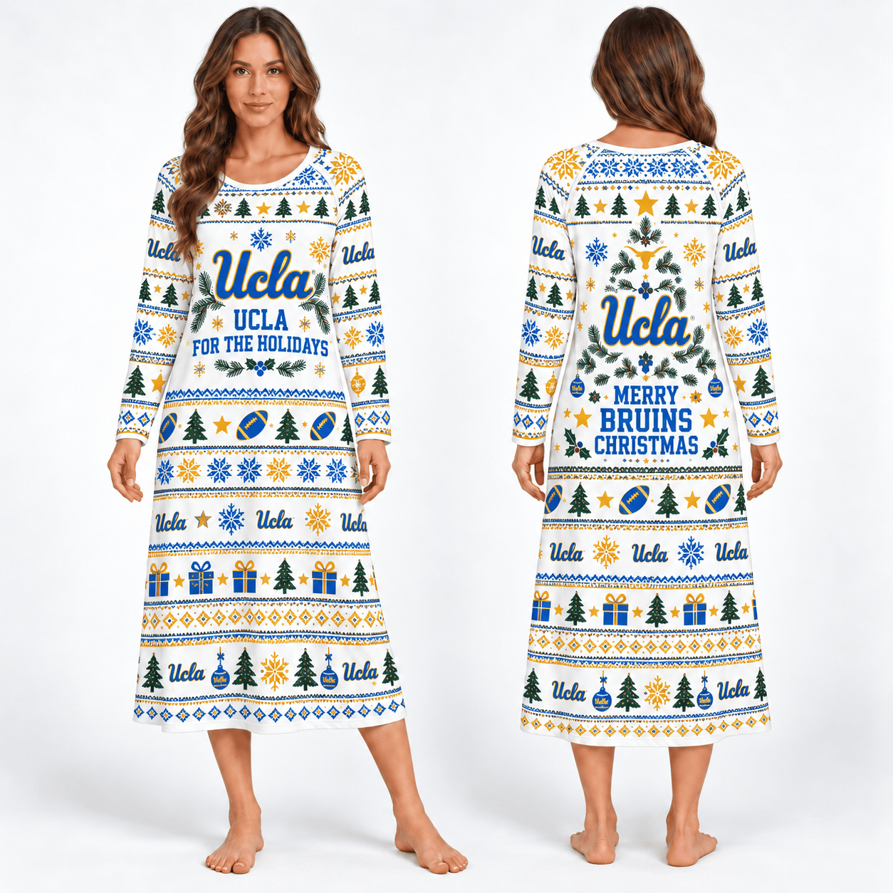 UCLA Bruins Long Sleeve Nightgowns