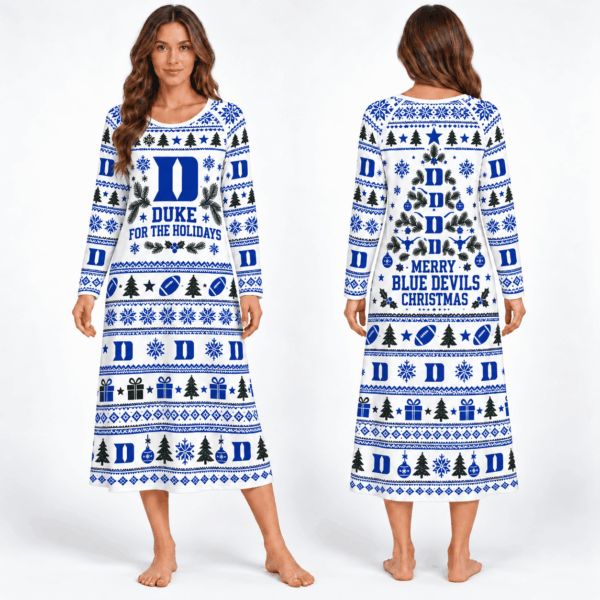 Duke Blue Devils Long Sleeve Nightgowns