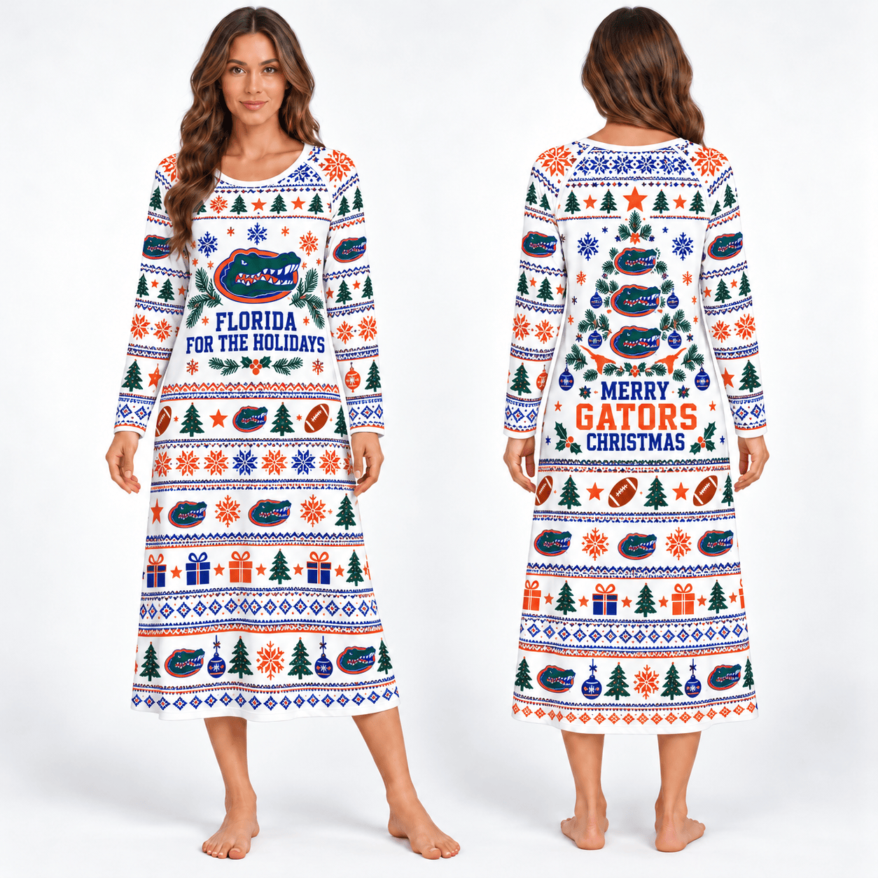 Florida Gators Long Sleeve Nightgowns