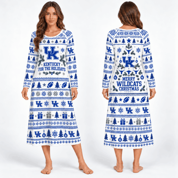 Kentucky Wildcats Long Sleeve Nightgowns