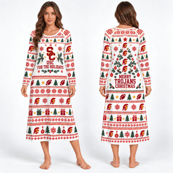 USC Trojans Long Sleeve Nightgowns
