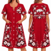 Arkansas Razorbacks Women FLoral House Dress