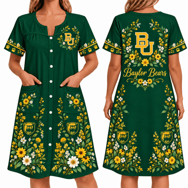 Baylor Bears Women FLoral House Dress