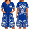 BYU Cougars Women FLoral House Dress