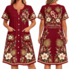 Florida State Seminoles Women FLoral House Dress