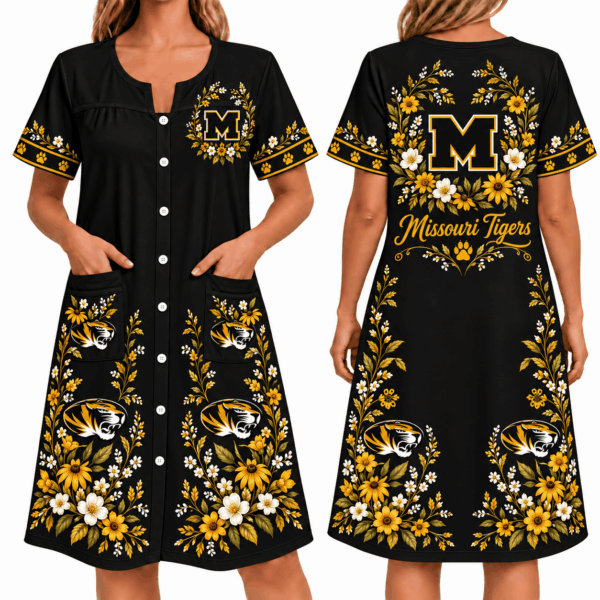Missouri Tigers Women FLoral House Dress