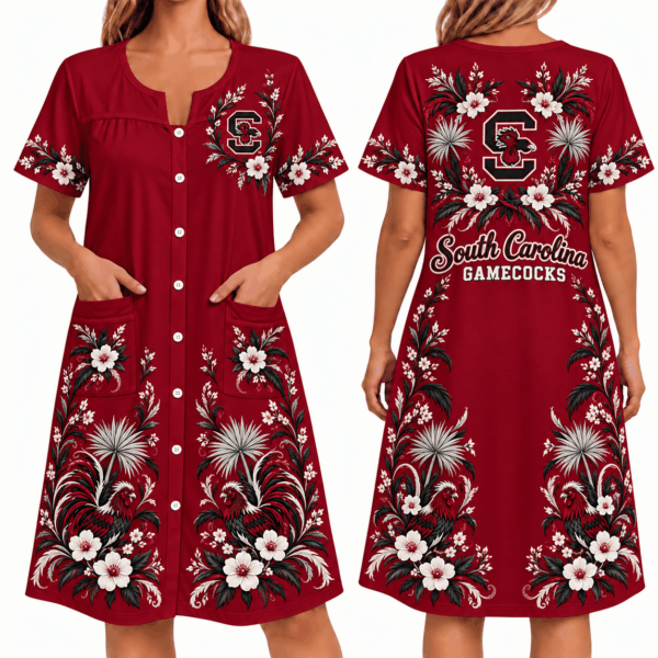 South Carolina Gamecocks Women FLoral House Dress