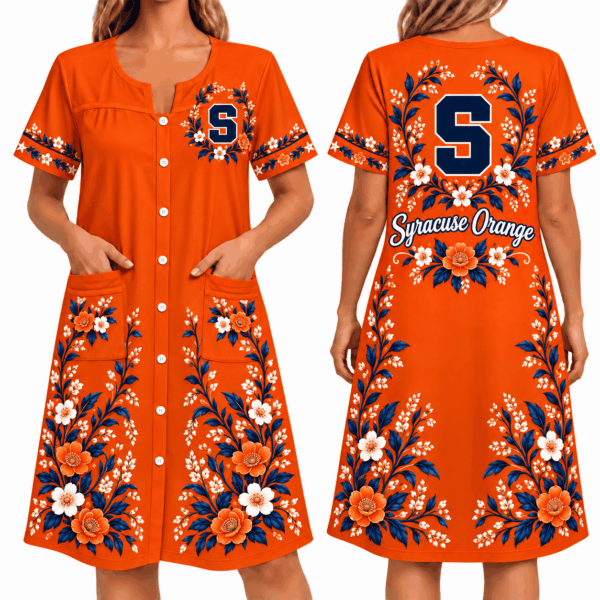 Syracuse Orange Women FLoral House Dress