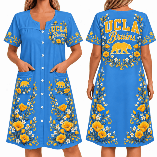 UCLA Bruins Women FLoral House Dress