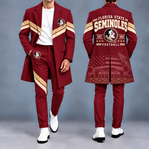 Florida State Seminoles Tailored Long Coat & Pants