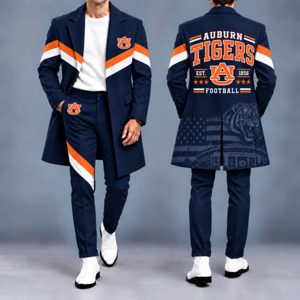 Auburn Tigers Tailored Long Coat & Pants