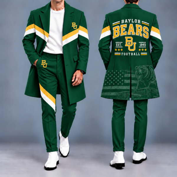 Baylor Bears Tailored Long Coat & Pants