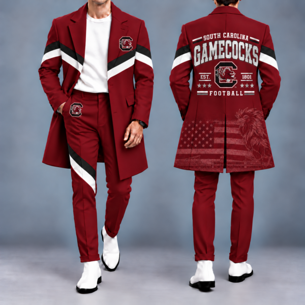 South Carolina Gamecocks Tailored Long Coat & Pants
