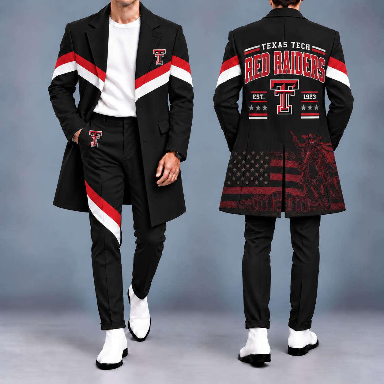 Texas Tech Red Raiders Tailored Long Coat & Pants