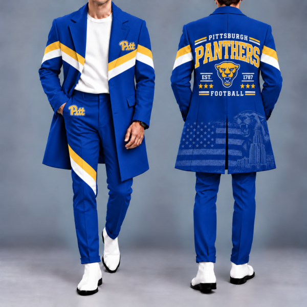 Pittsburgh Panthers Tailored Long Coat & Pants