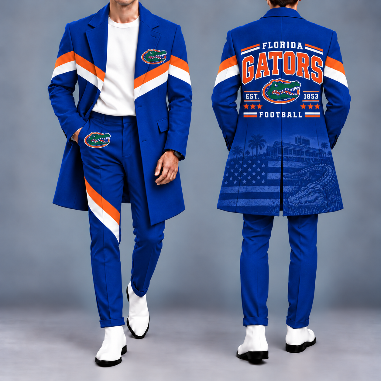 Florida Gators Tailored Long Coat & Pants