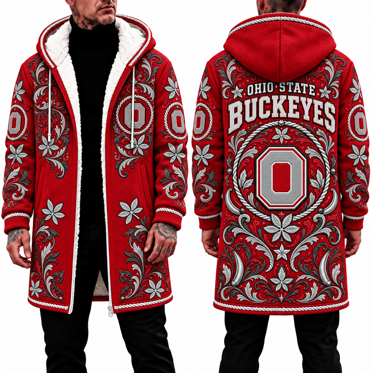 Ohio State Buckeyes Men's Hood Coat