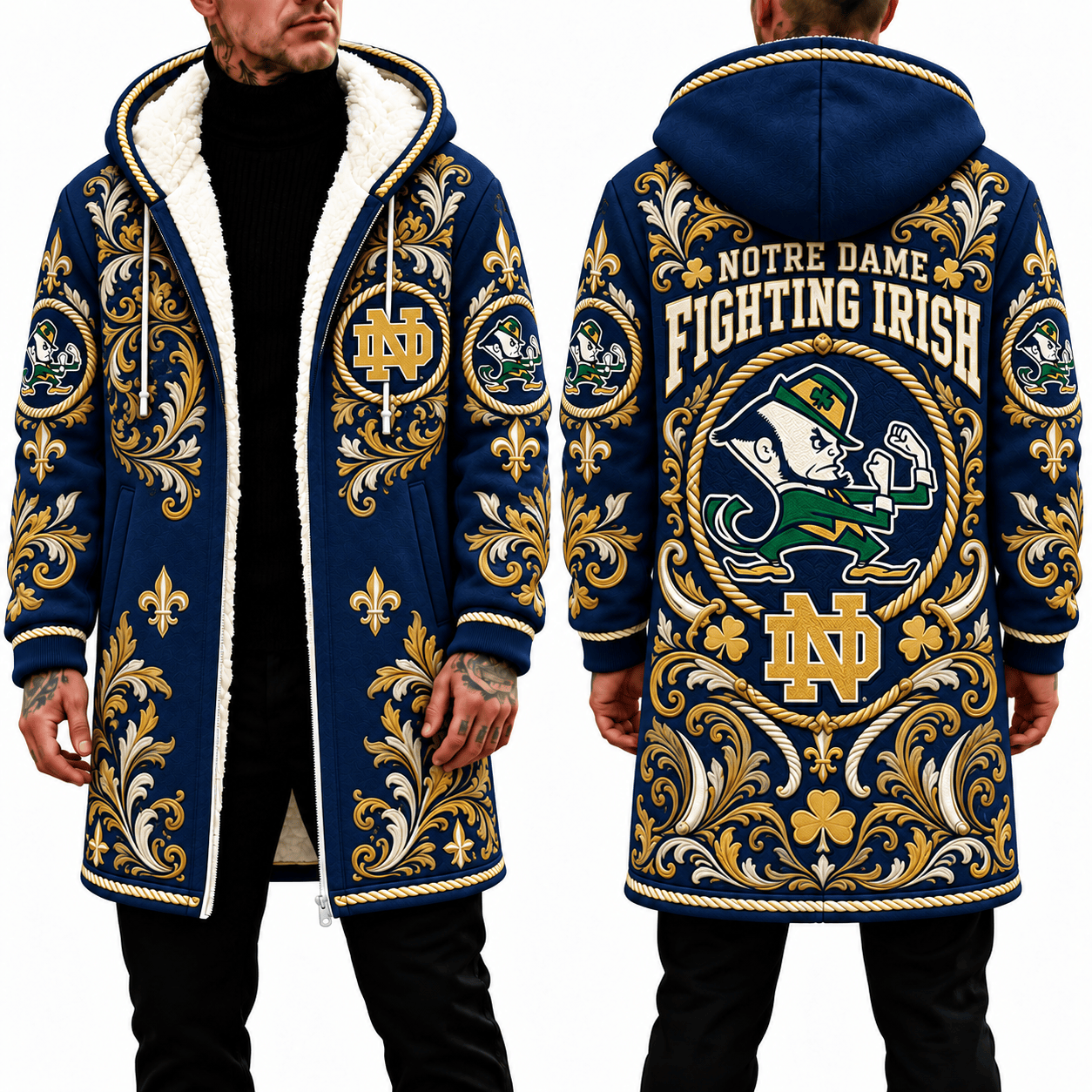 Notre Dame Fighting Irish Men's Hood Coat