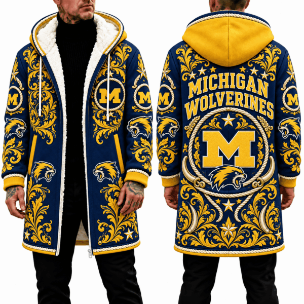 Michigan Wolverines Men's Hood Coat