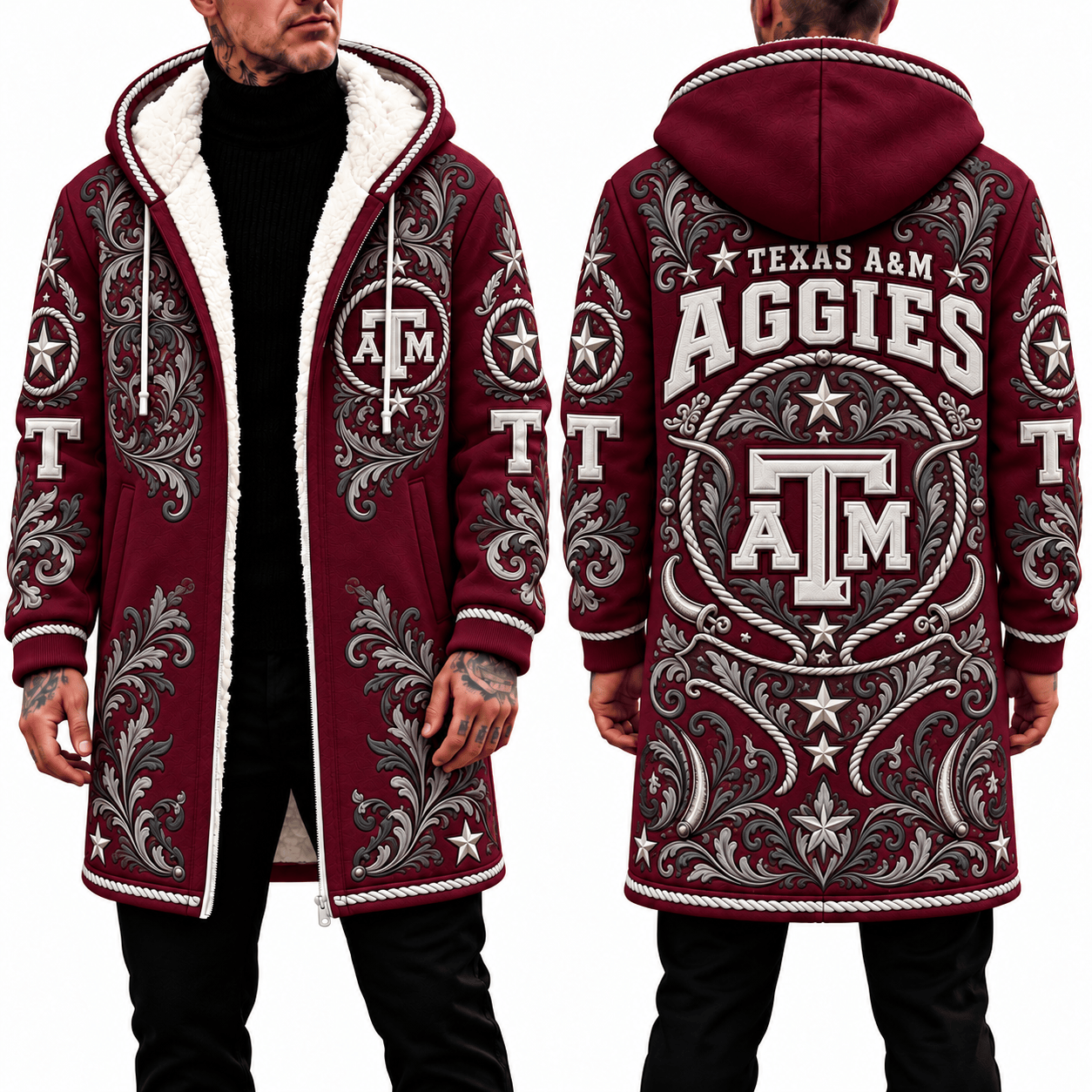 Texas A&M Aggies Men's Hood Coat