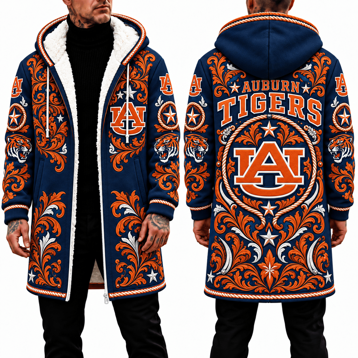 Auburn Tigers Men's Hood Coat