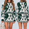 Michigan State Spartans Women's Argyle Shirt & Skirt Set