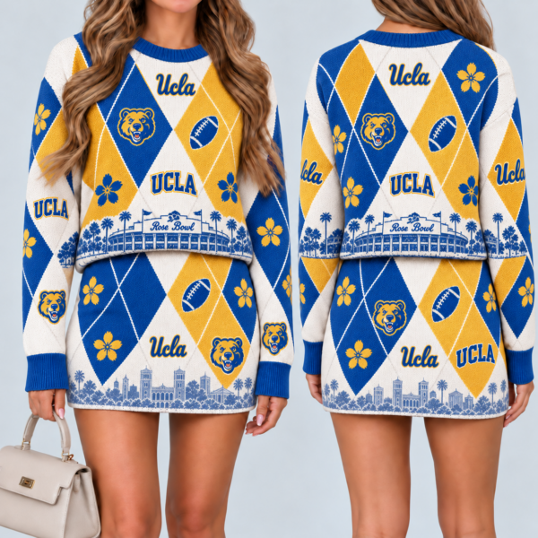 UCLA Bruins Women's Argyle Shirt & Skirt Set