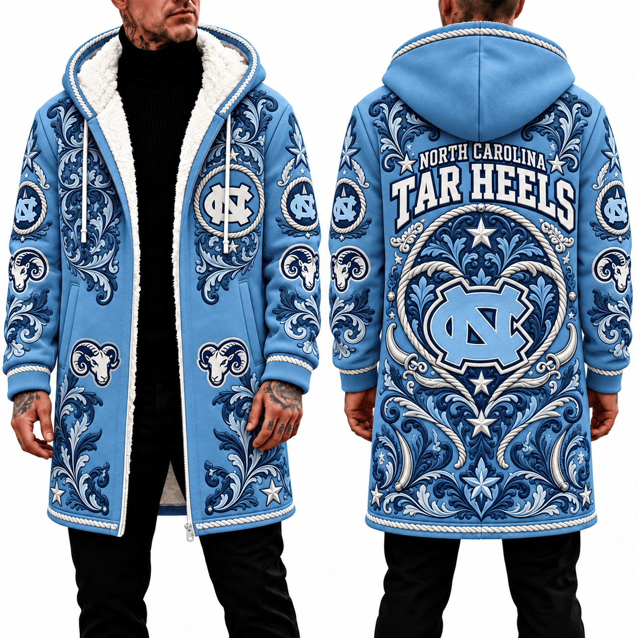 North Carolina Tar Heels Men's Hood Coat
