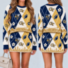 Georgia Tech Yellow Jackets Women's Argyle Shirt & Skirt Set