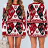 Utah Utes Women's Argyle Shirt & Skirt Set