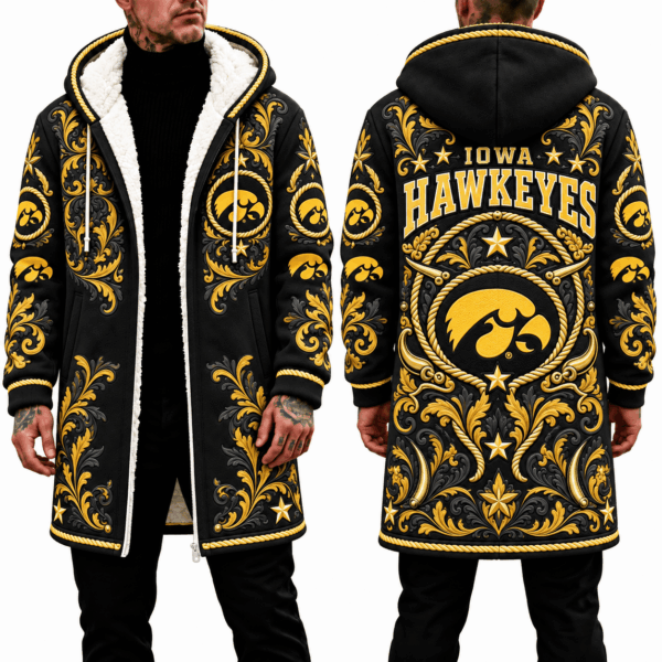 Iowa Hawkeyes Men's Hood Coat
