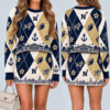 Navy Midshipmen Women's Argyle Shirt & Skirt Set