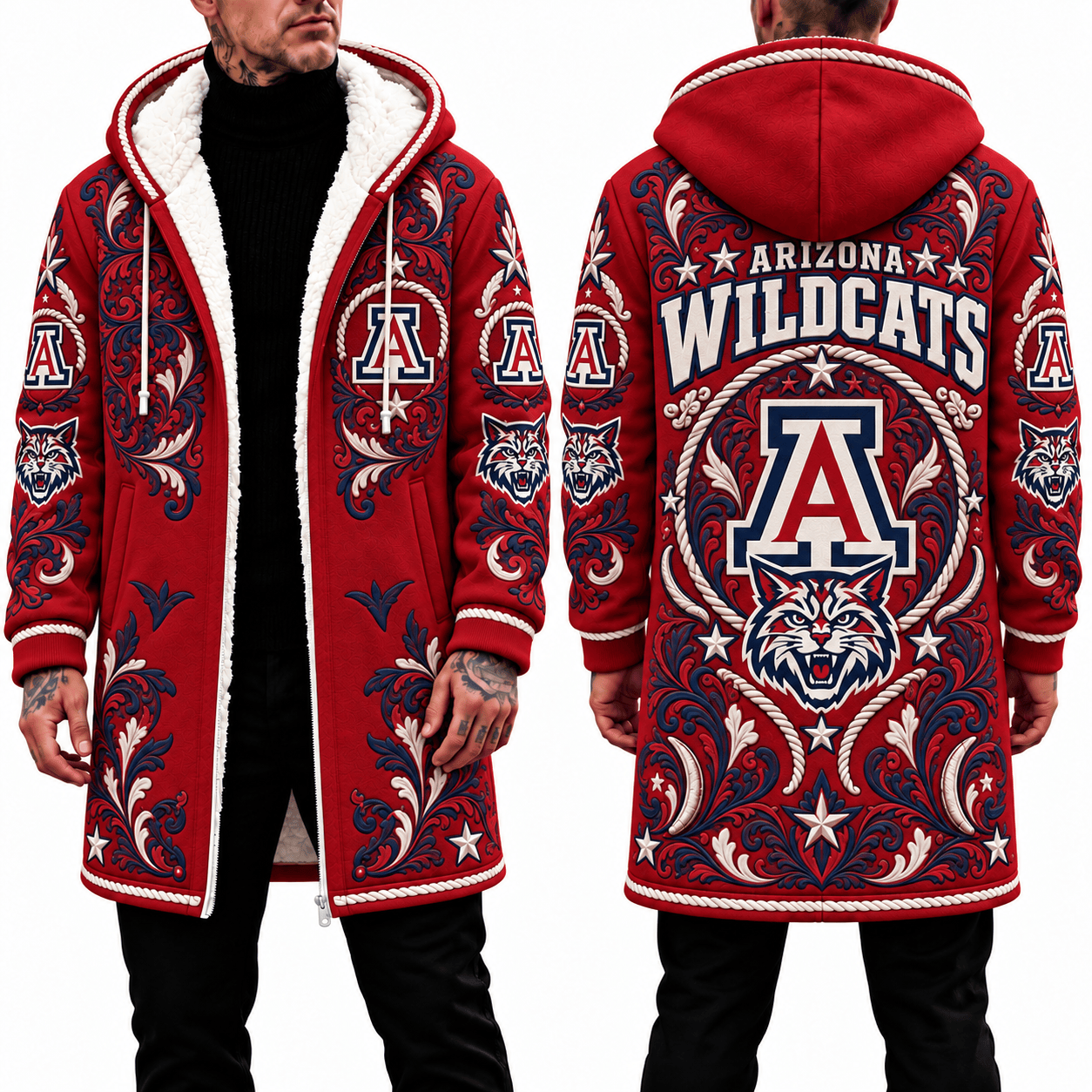 Arizona Wildcats Men's Hood Coat