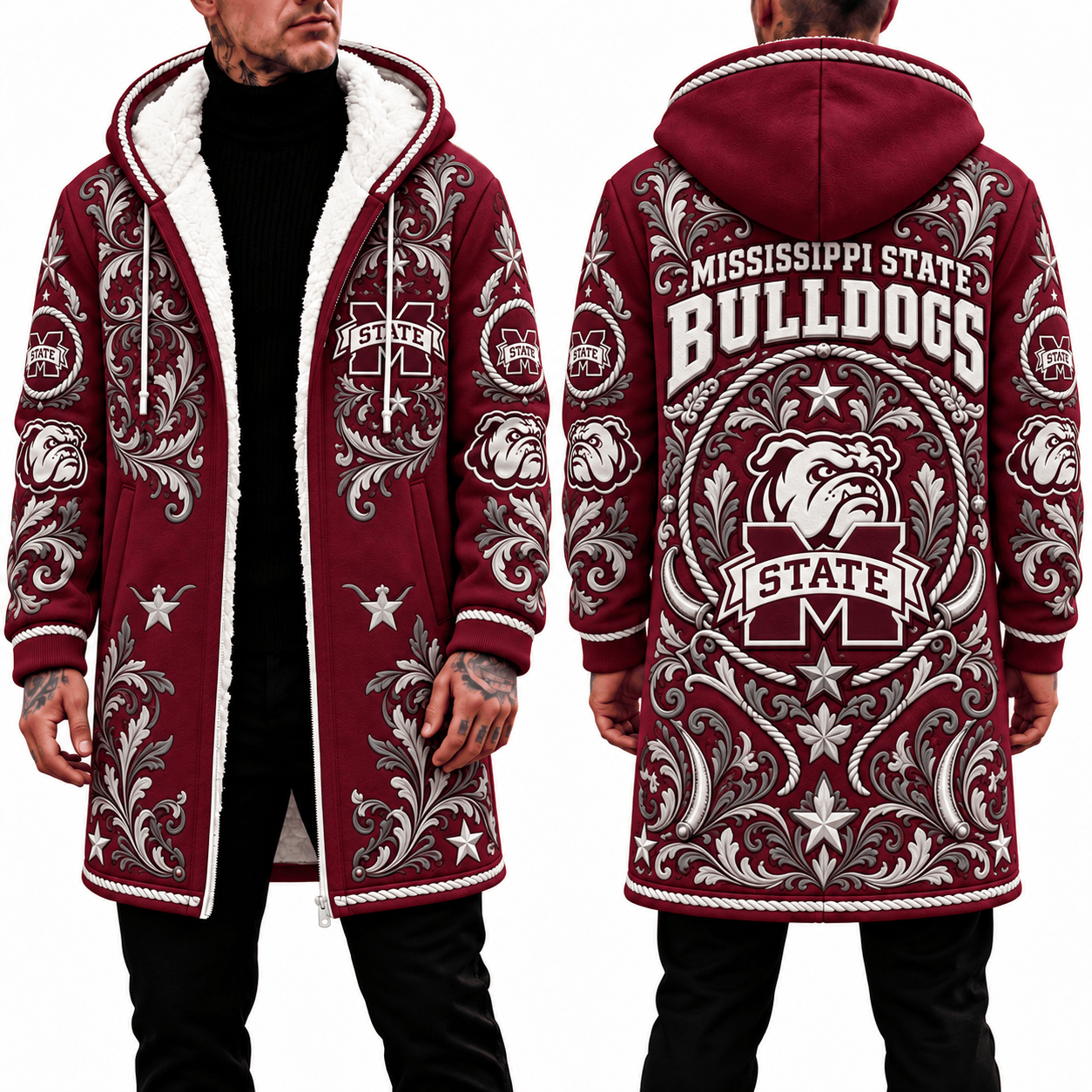 Mississippi State Bulldogs Men's Hood Coat