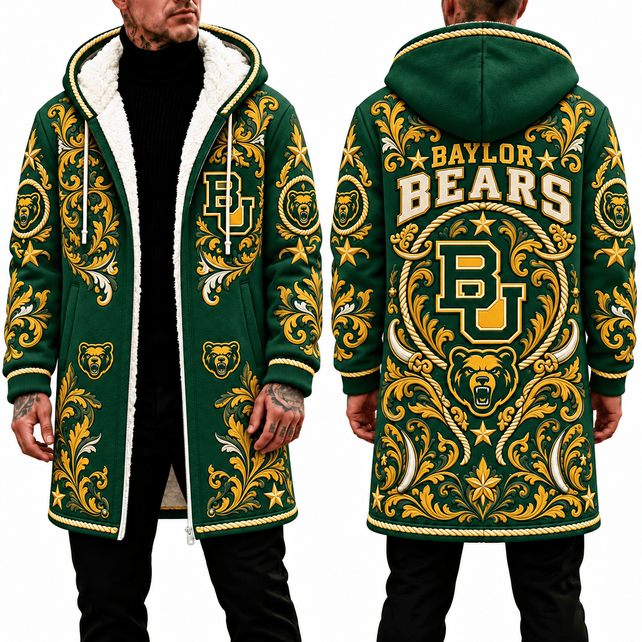 Baylor Bears Men's Hood Coat